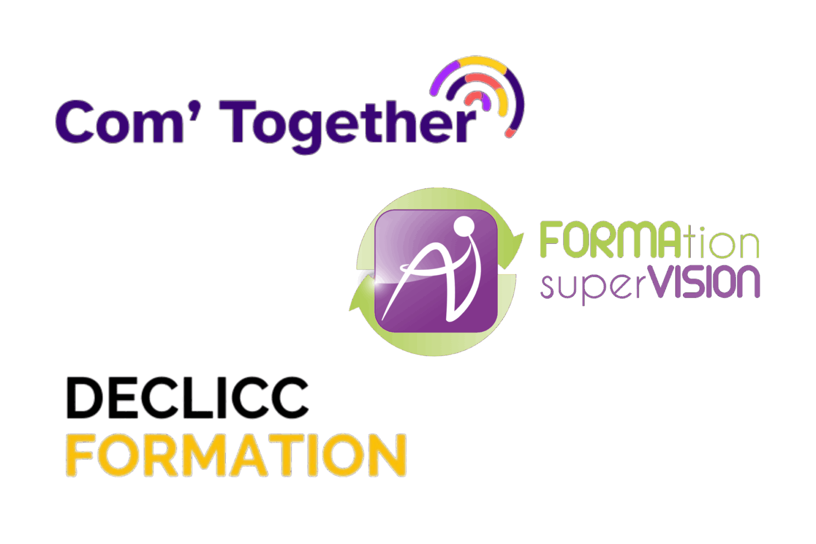 Logos organismes partenaires formation autisme CAA