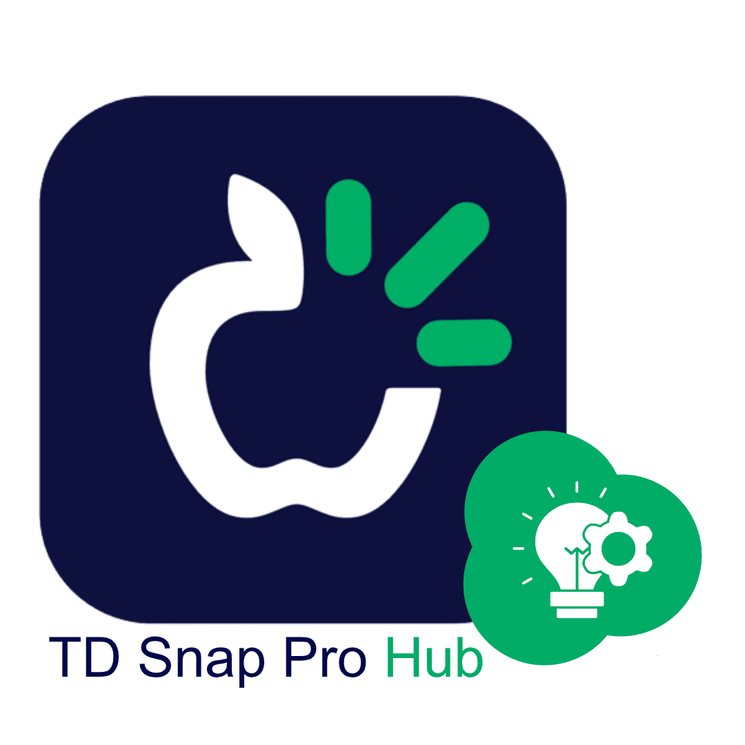 Interface de la plateforme TD Snap Pro Hub pour les professionnels de la communication alternative et améliorée